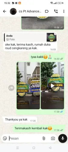 Testimonial Papan Bunga Pernikahan sangkanmanik