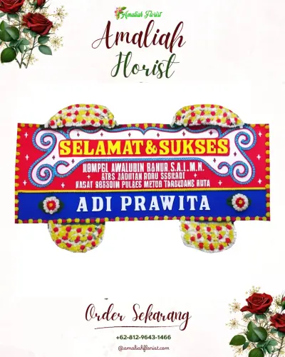 Karangan Bunga Ucapan Selamat sangkanmanik